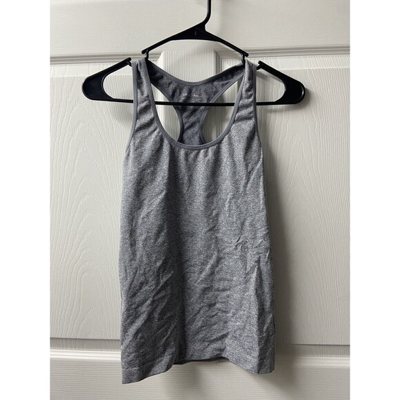 Marilyn  Tank Toop Womens Small Grey Athletic Racer Back Exercise Gym Stretchy - Picture 1 of 3